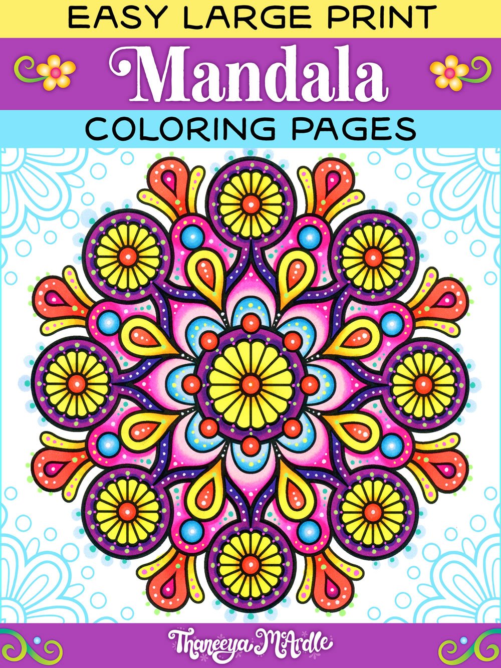 Easy Mandala Coloring Pages product image (1)