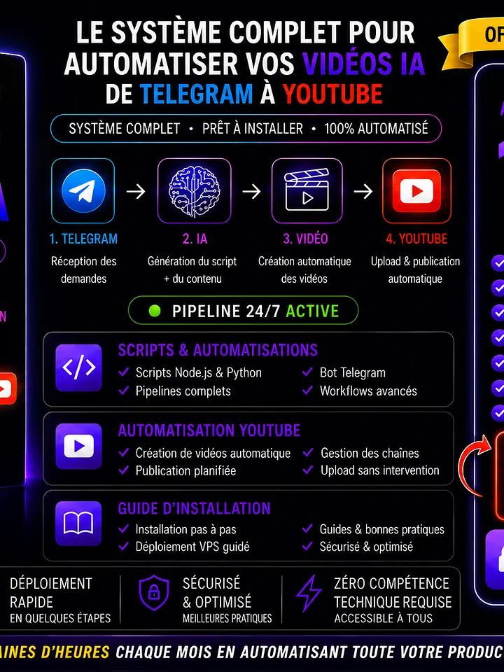 Automatisez toute votre création de vidéos IA product image (1)