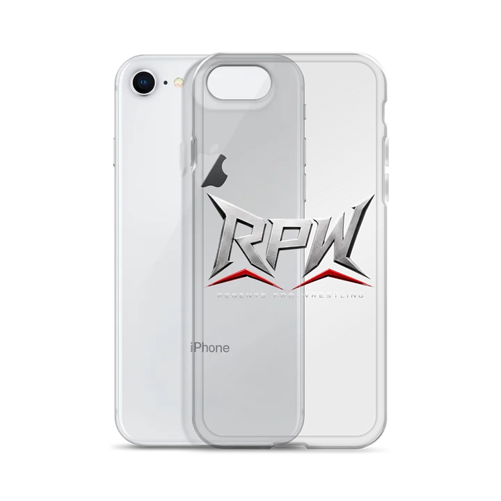 RPW Metallic Logo Clear iPhone Case product image (2)