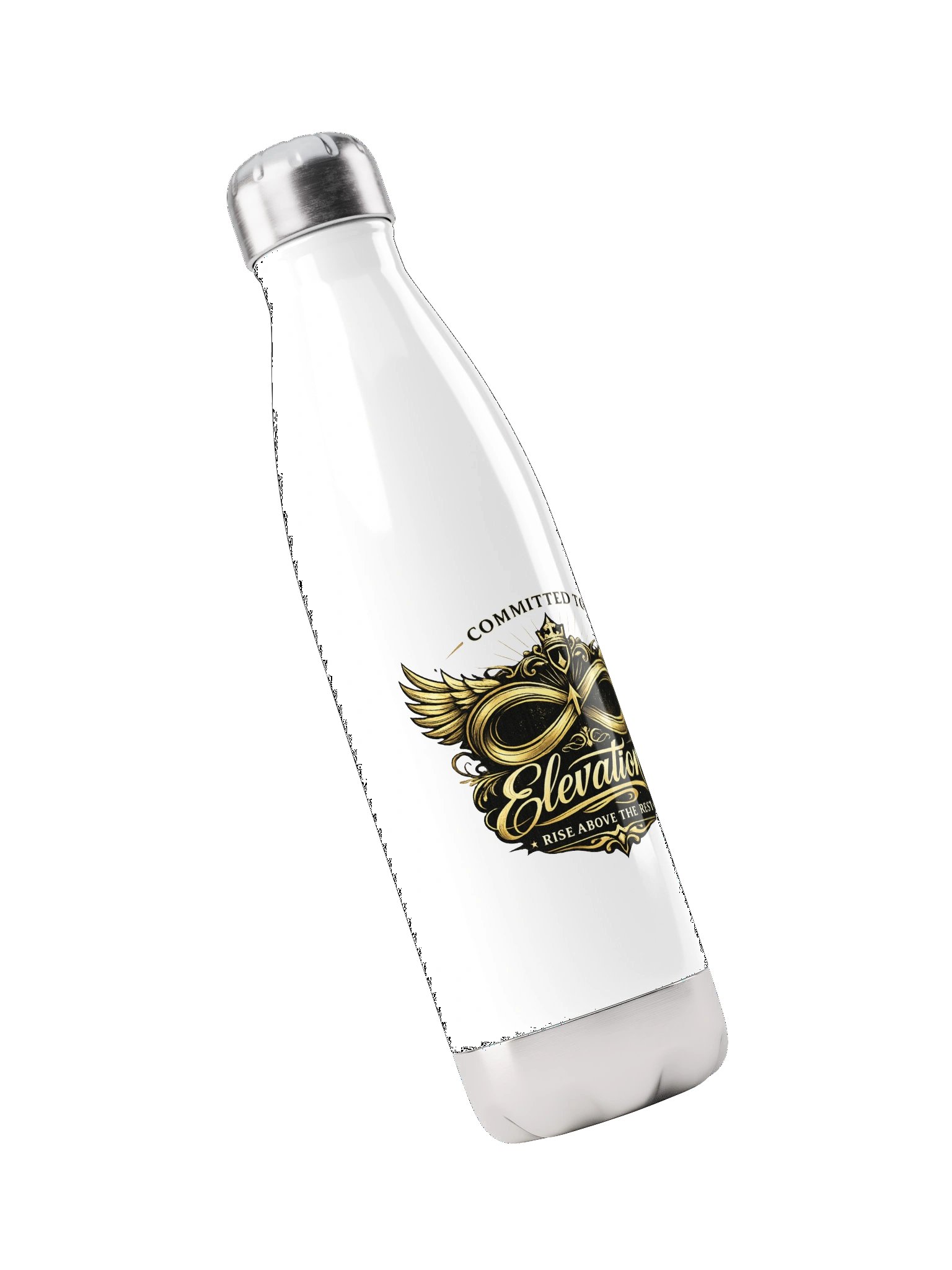 Committed To Elevation — Stainless Steel Water Bottle (Rise Above The Rest) product image (3)