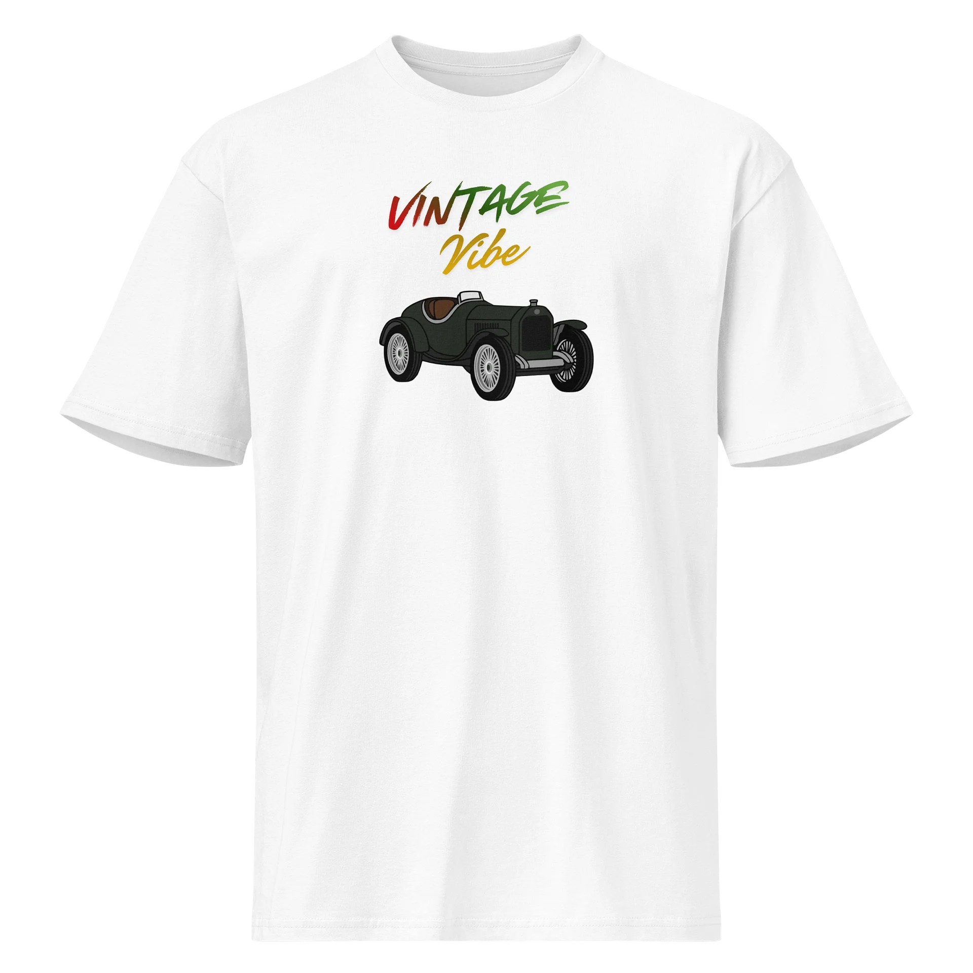 Vintage Vibe White Tee product image (1)
