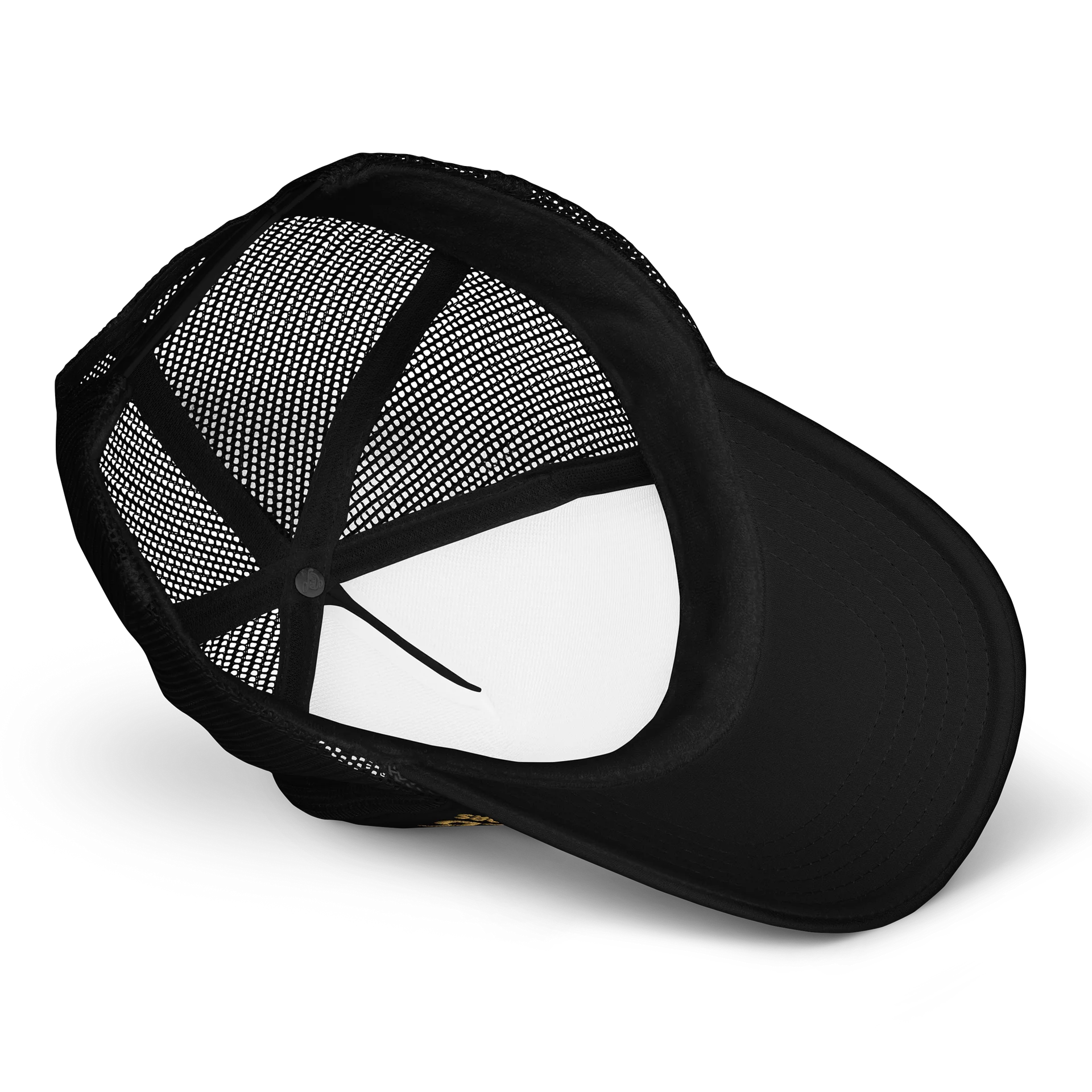 Just Wild Outdoor Foam Trucker Hat (Old Gold bottom right) product image (6)