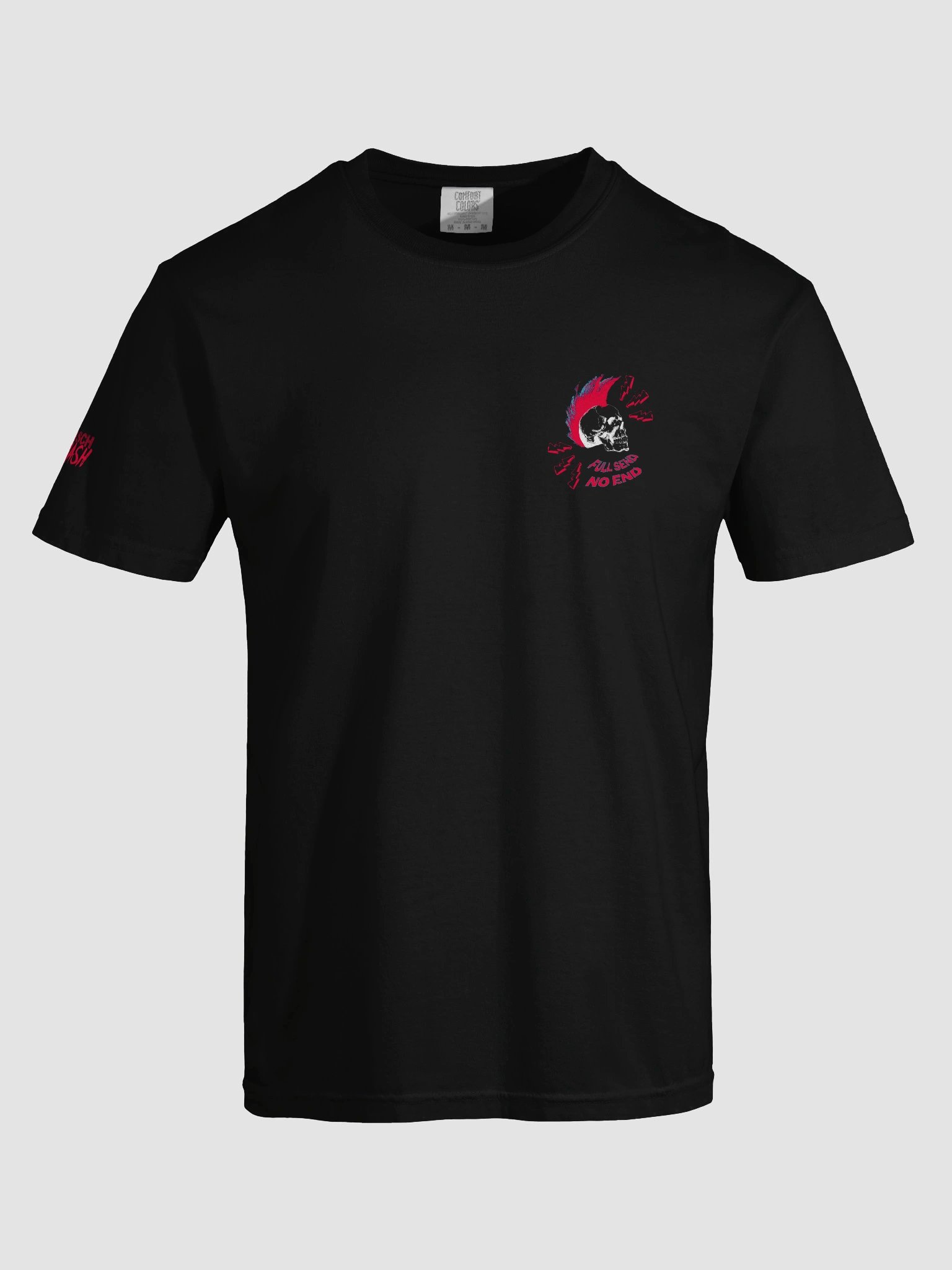 FULL SEND - NO END Black Tee product image (5)