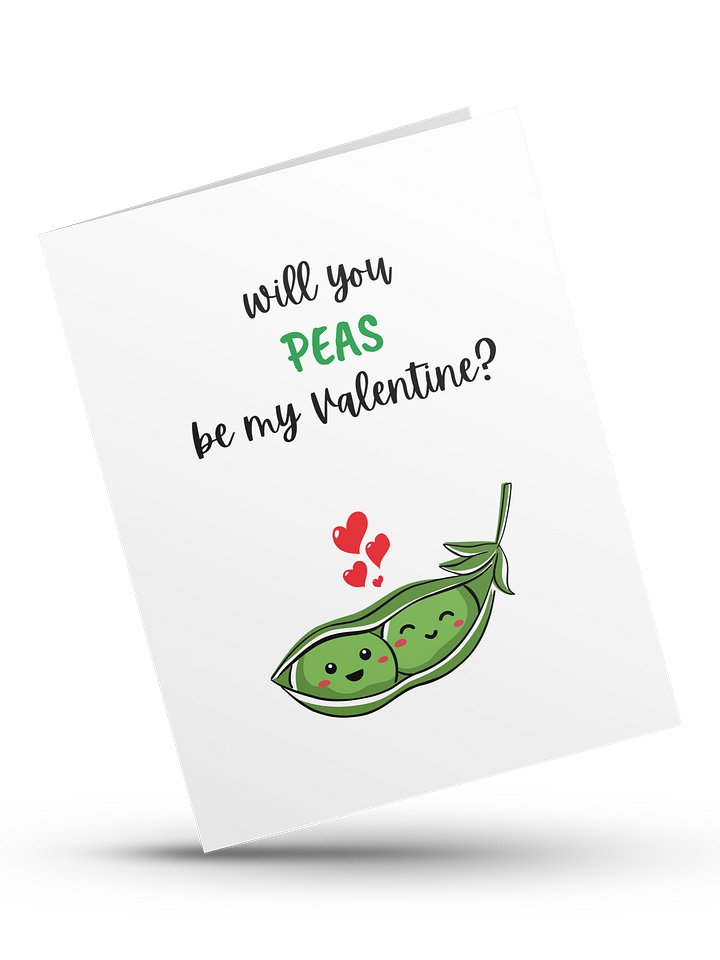 Will you PEAS be my valentine- Digital Instant Download product image (1)
