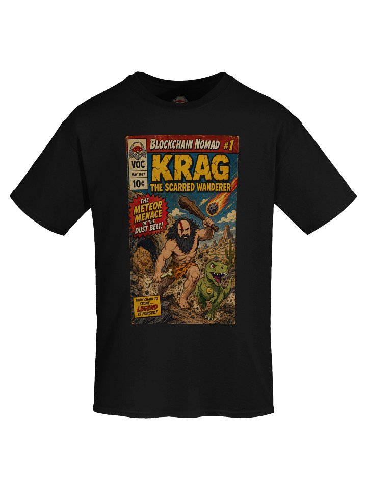Krag, The Scarred Wanderer - Blockchain Nomad #1 - Vintage Comic Book Tee product image (2)