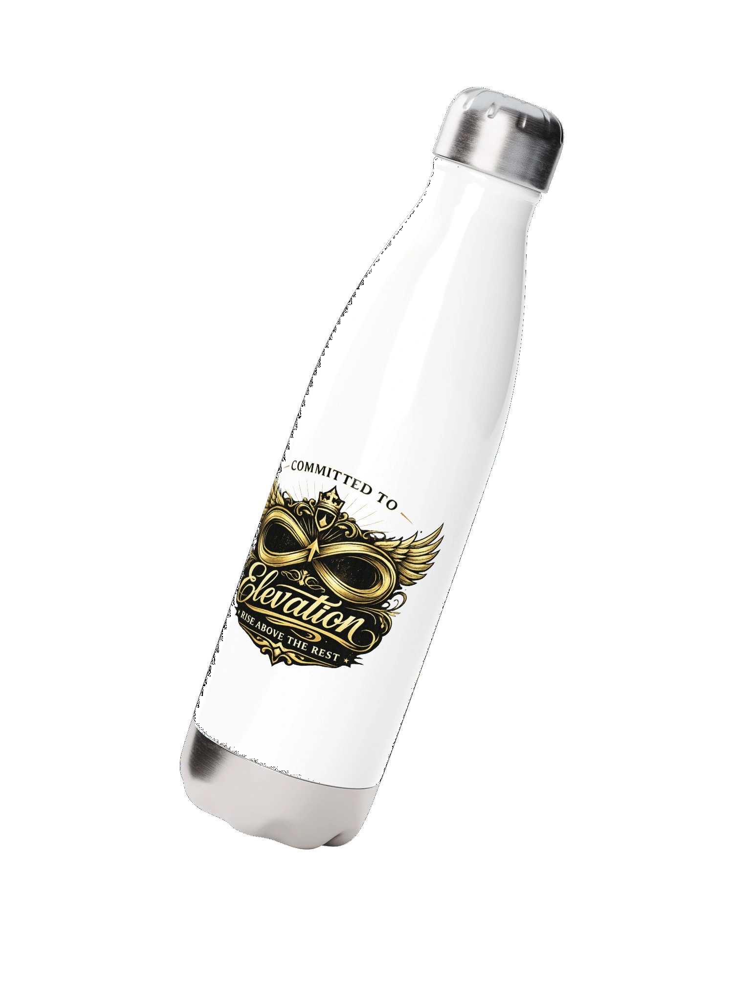 Committed To Elevation — Stainless Steel Water Bottle (Rise Above The Rest) product image (2)