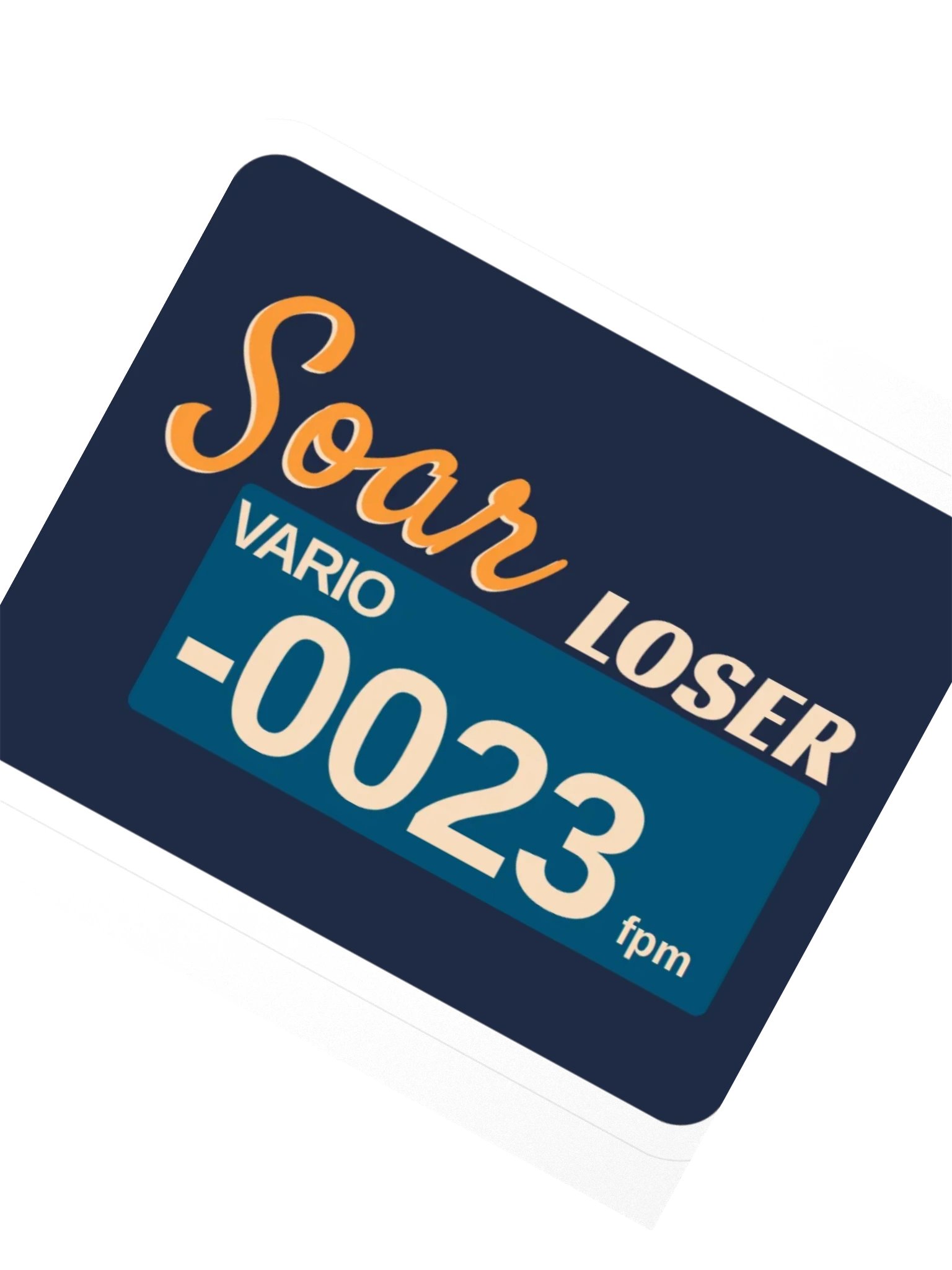 SOAR loser sticker, indoor use product image (2)