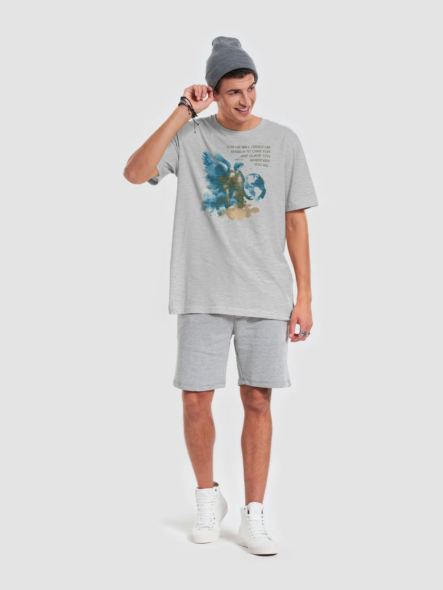For He will order his Angels to care for and guard you wherever you go T-Shirt product image (23)