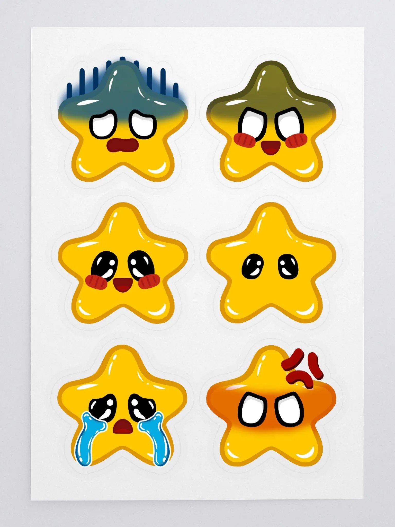 Expressive Star Sticker Sheet product image (3)