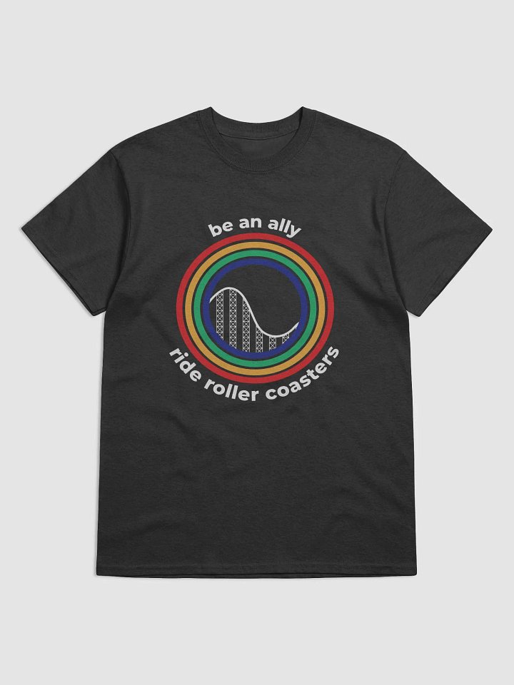 Be an Ally, Ride Rollercoasters (Dark - 100% cotton) product image (1)