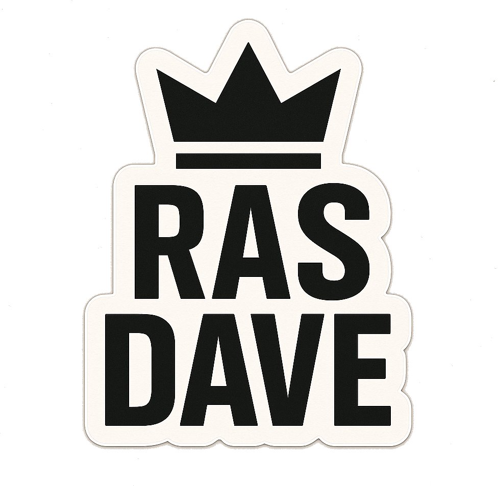 RAS DAVE Logo Sticker product image (1)