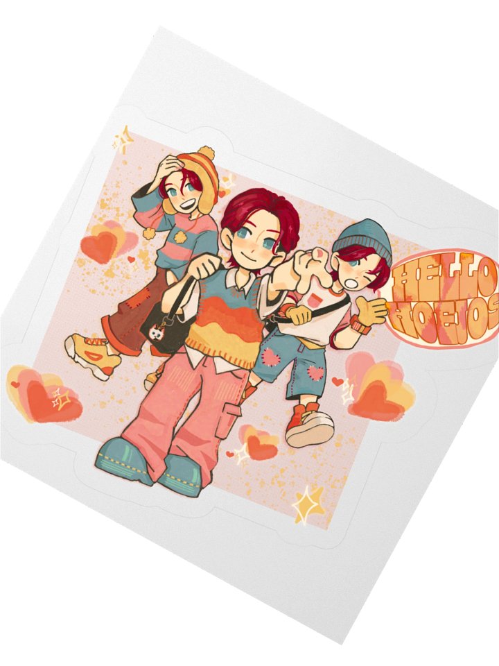 'Hello Hoejos' Sticker product image (2)