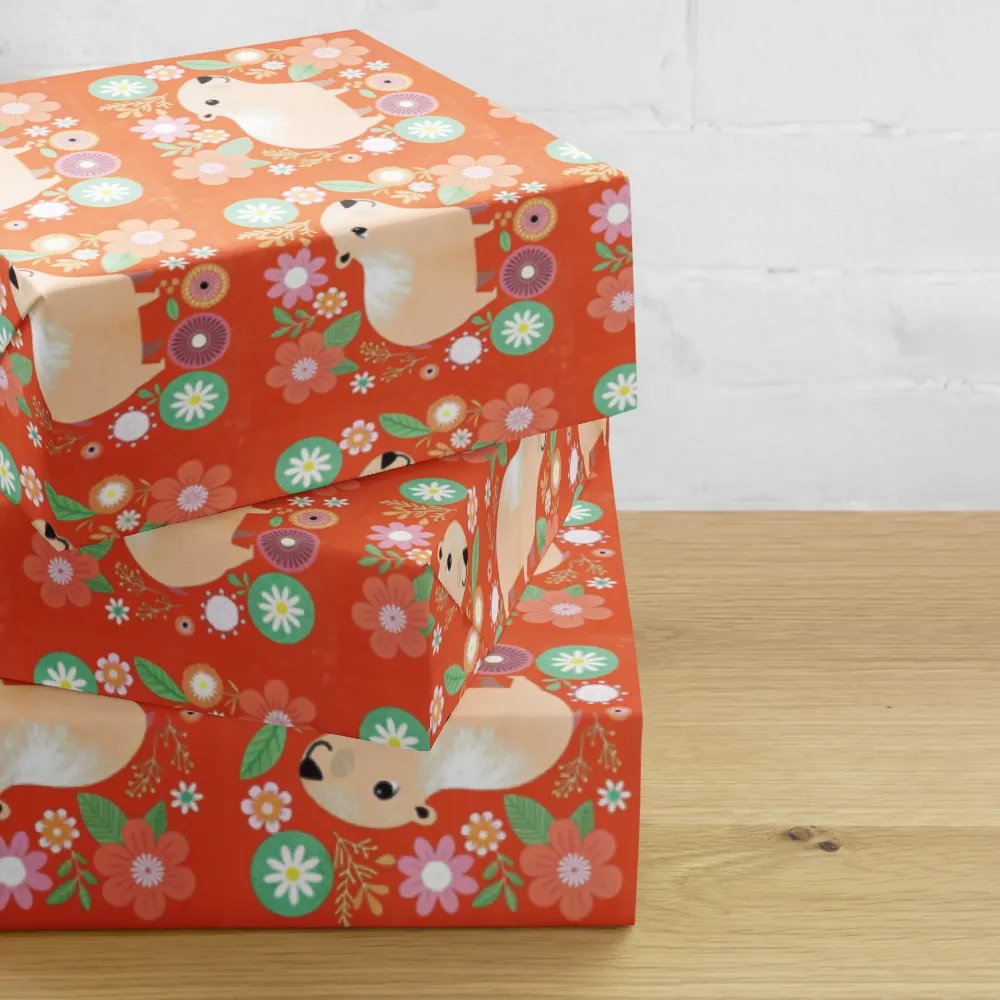 Cute Capybara Wrapping Paper product image (10)