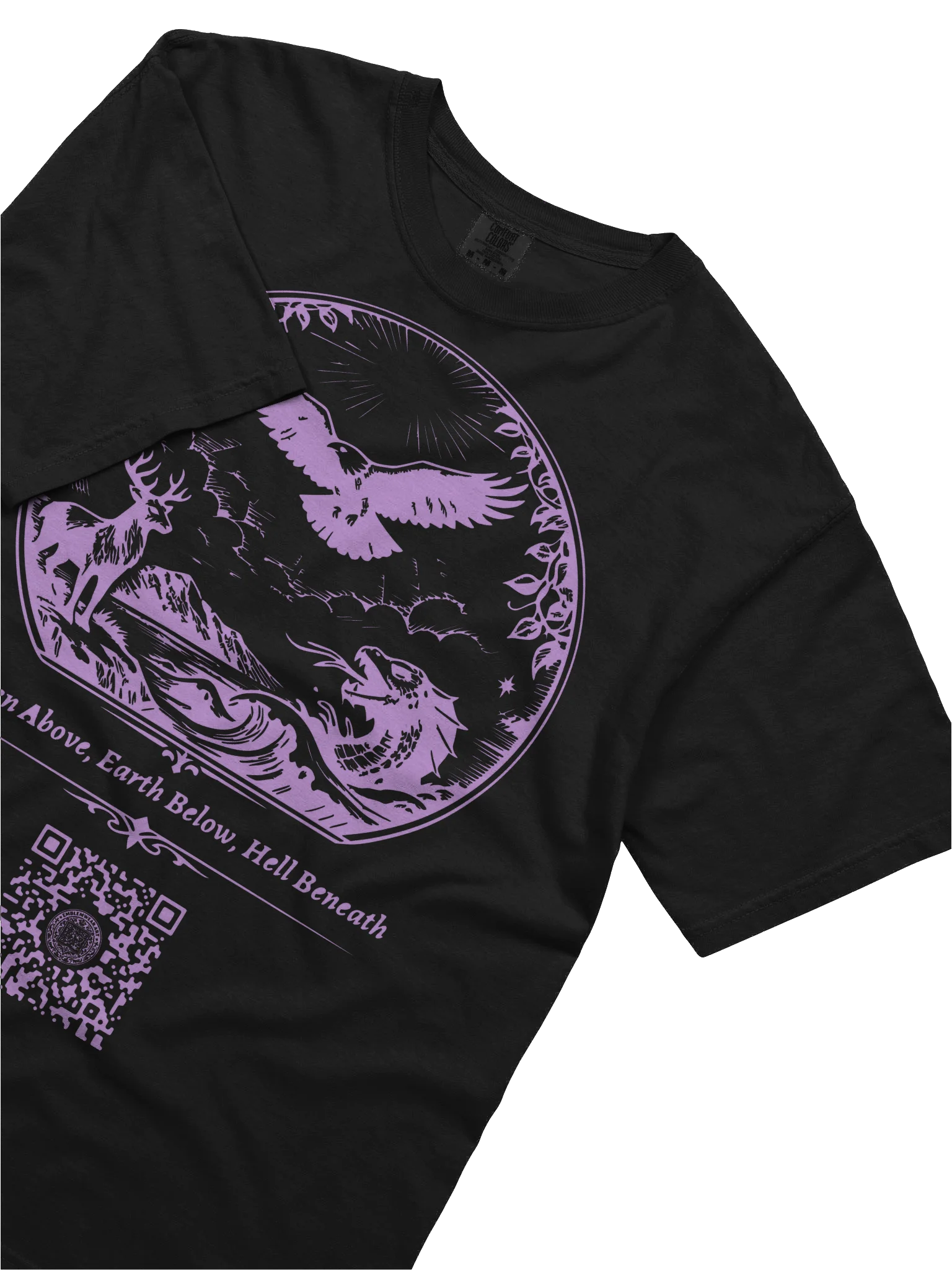 Three-Story Universe (Color on Black/White) product image (5)