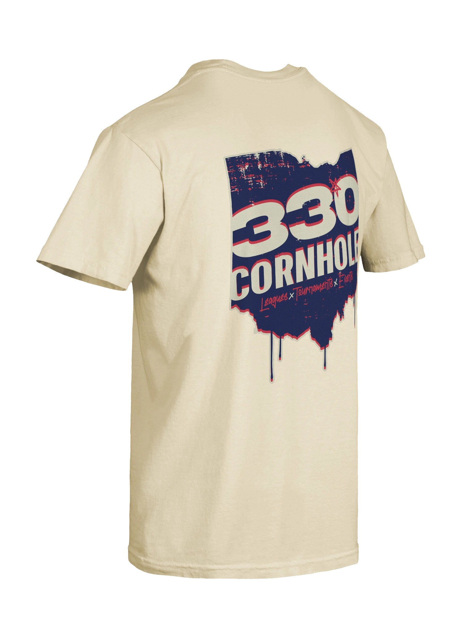 Comfort Colors 330 Cornhole Vintage Unisex Tee - Back Logo product image (69)