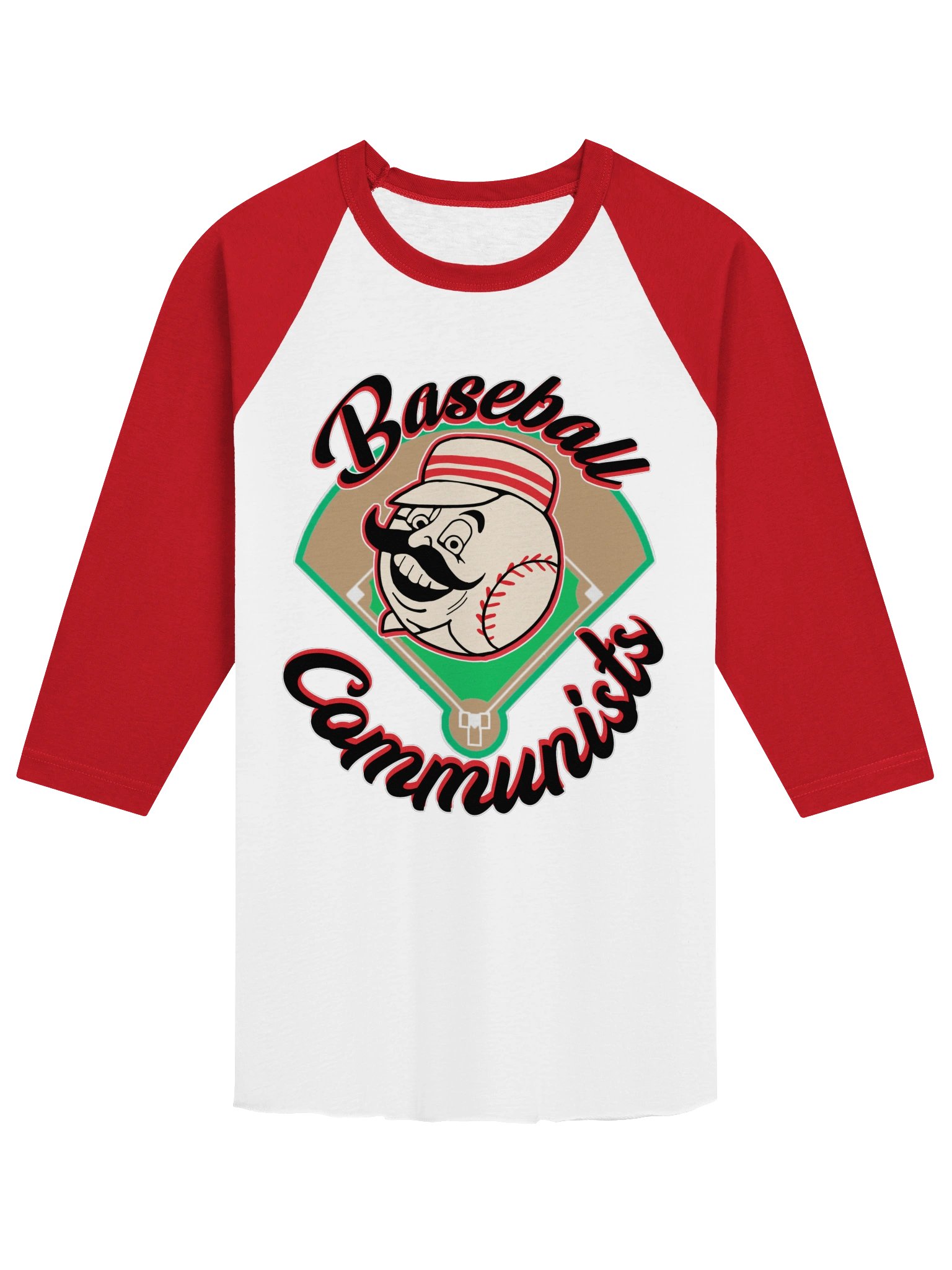 Baseball Communists baseball tee product image (1)
