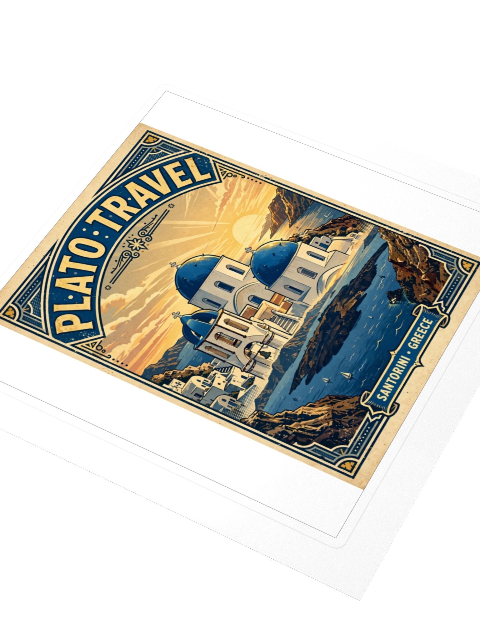 Santorini Poster Sticker product image (3)