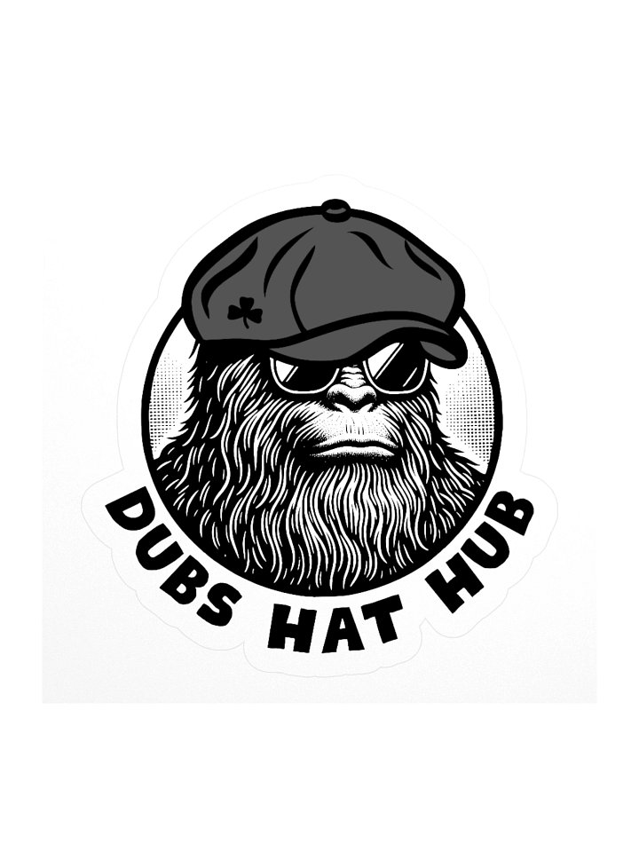 Dubs Hat Hub Capped Sasquatch Sticker product image (1)
