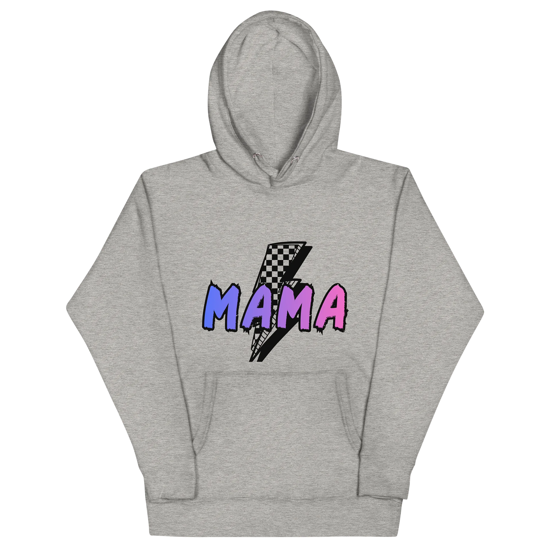 Checkered Retro Rockstar Mama Sweatshirt ⚡ product image (3)