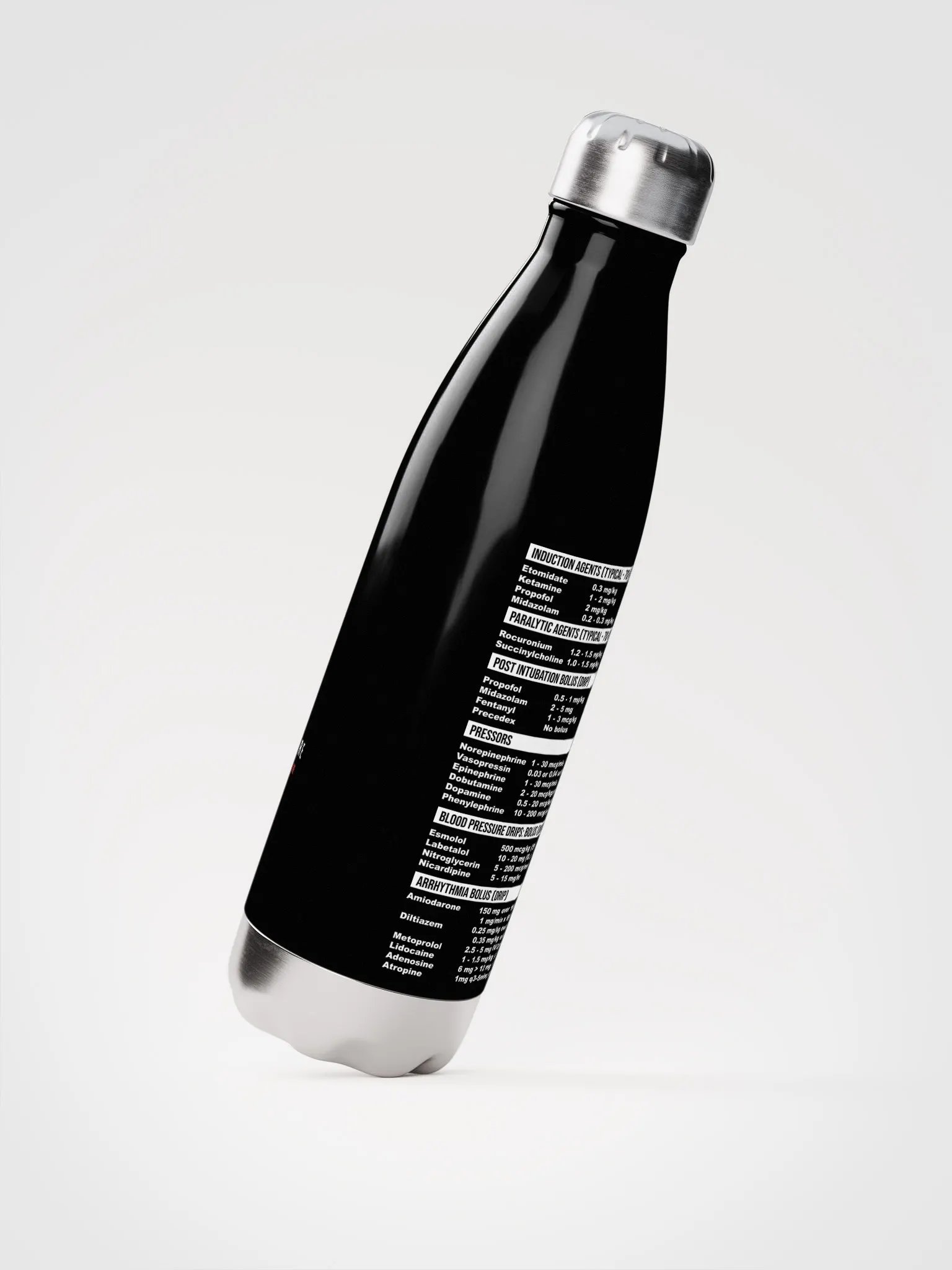 JMEM Resus Water Bottle (black) product image (4)