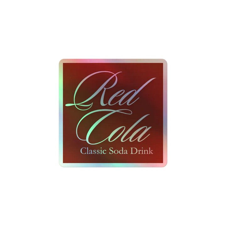 Red's Cola Kiss-Cut | Holographic Sticker Sheet product image (1)