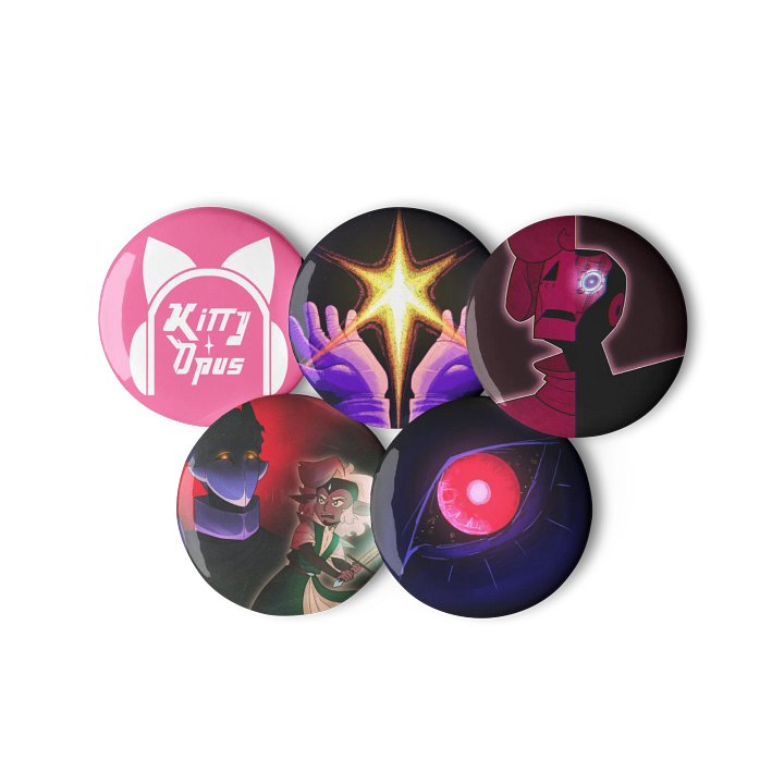 Kittyopus Albums Pin Set product image (3)