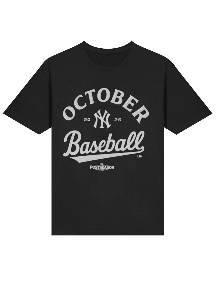 Official New York Yankees October Baseball MLB Postseason 2025 T-shirts product image (2)