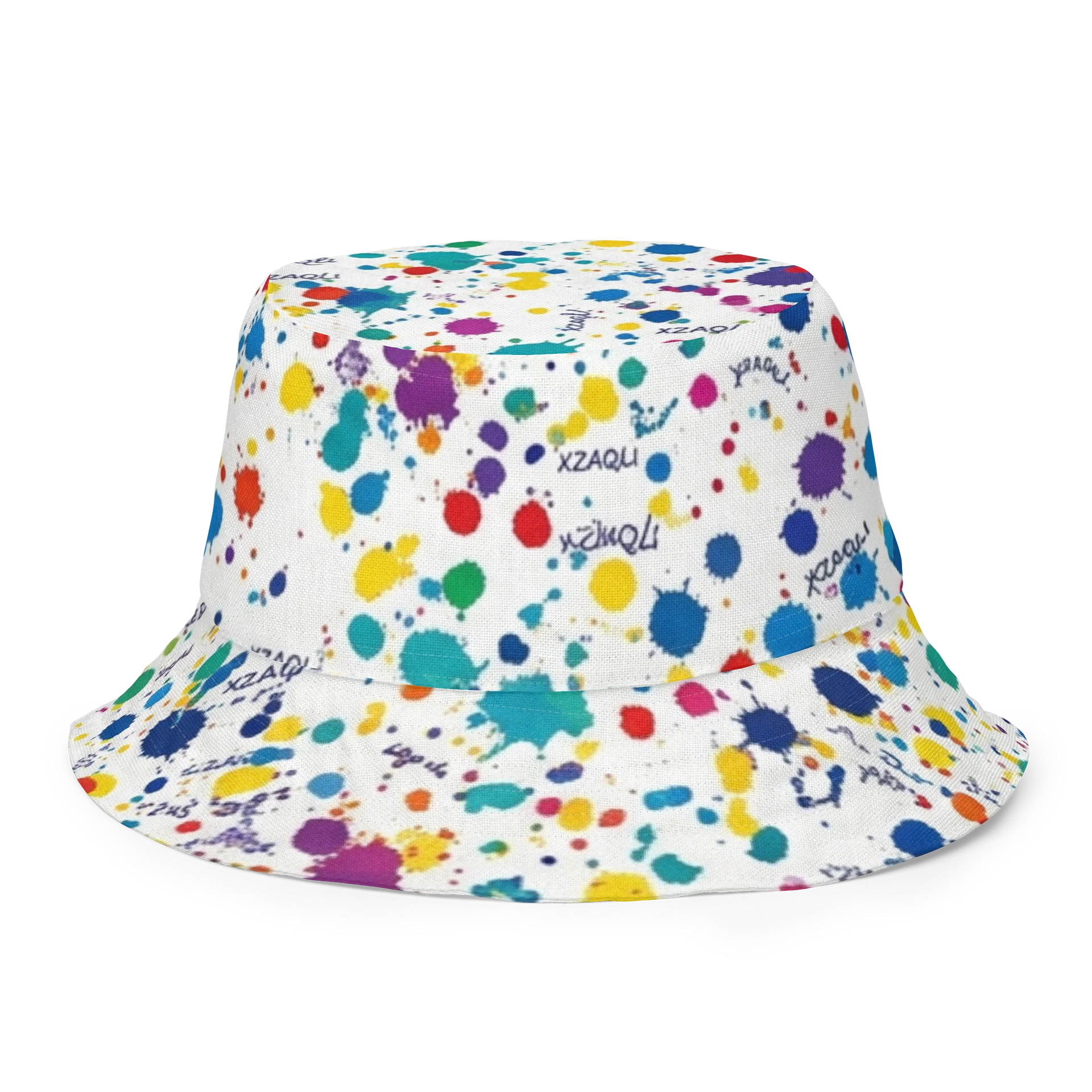 XZAQLI DripStream Bucket Hat (White) product image (1)