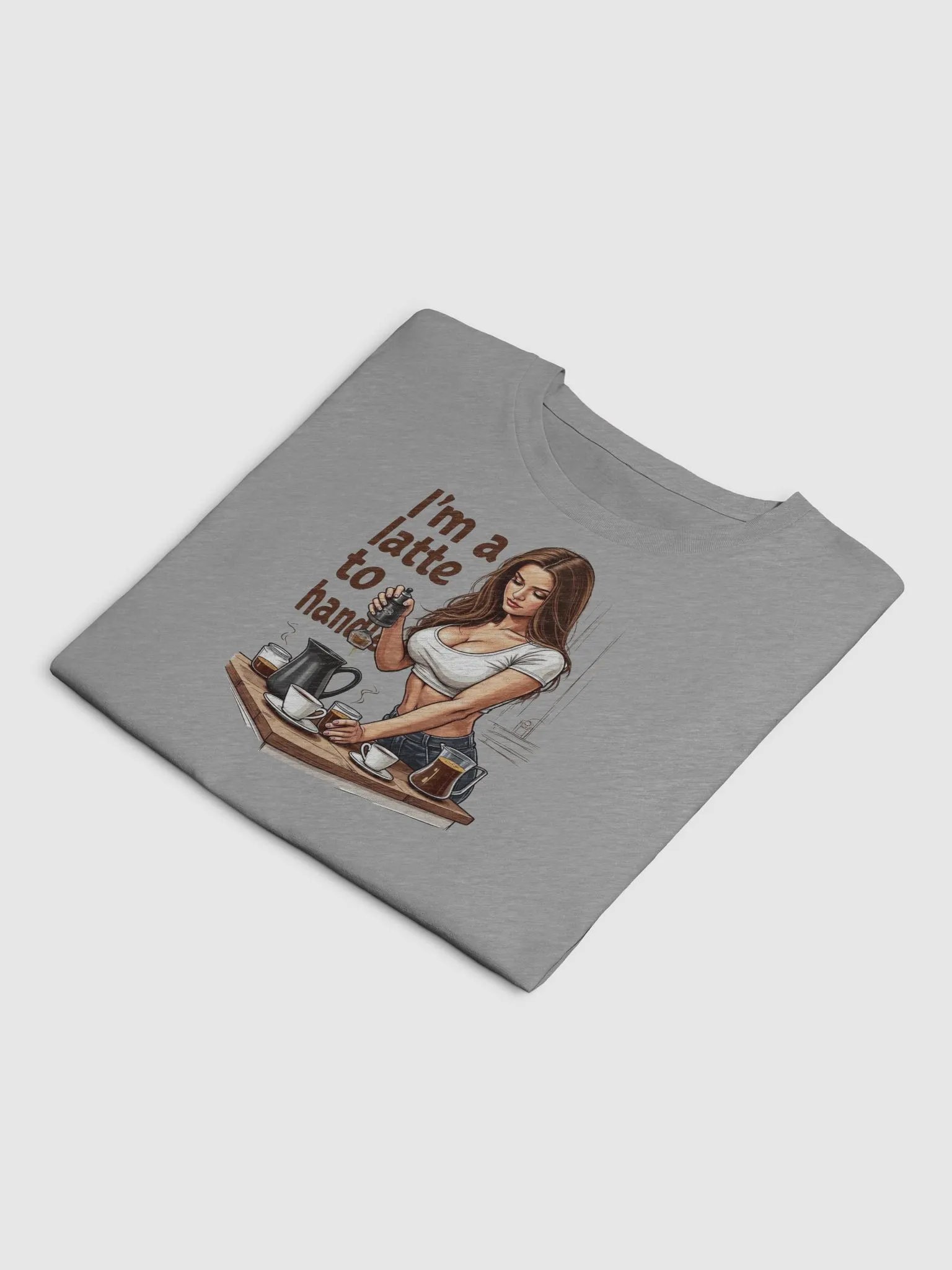 I'm a Latte to Handle V2 Crop Top product image (24)