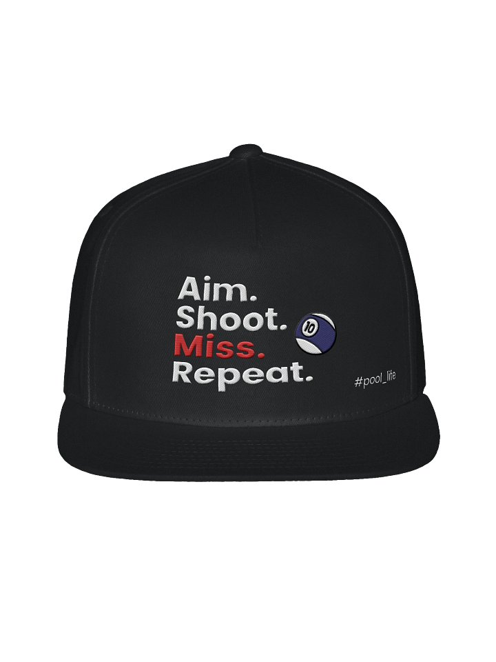 10-ball Pool Life Cap (Snapback - Black) product image (1)