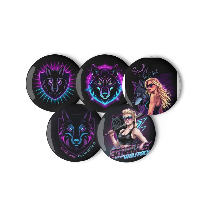 Smalls and The Wolfpack Buttons product image (2)