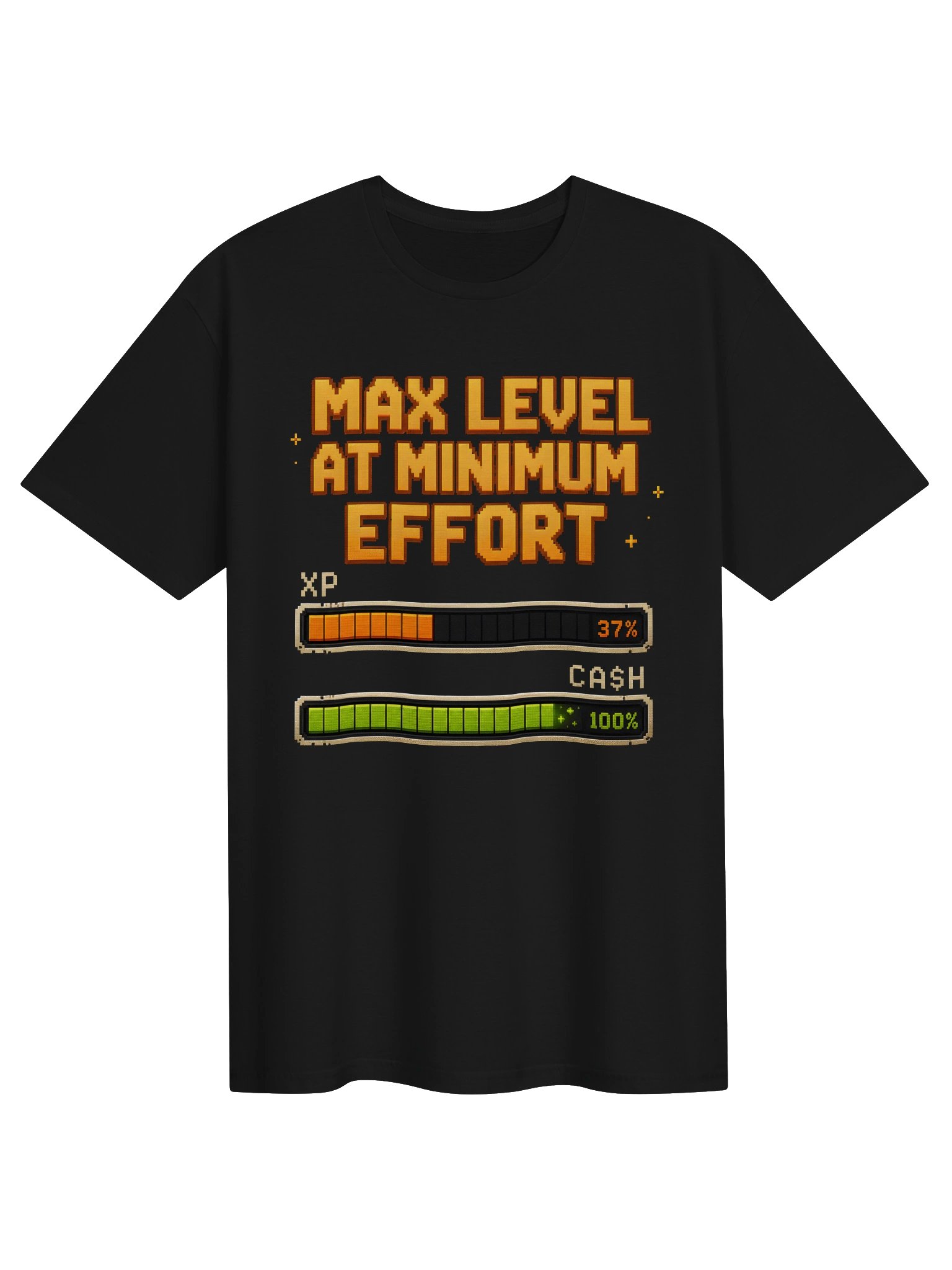 Max Level, Minimum Effort – Gamer Hustle Tee product image (1)