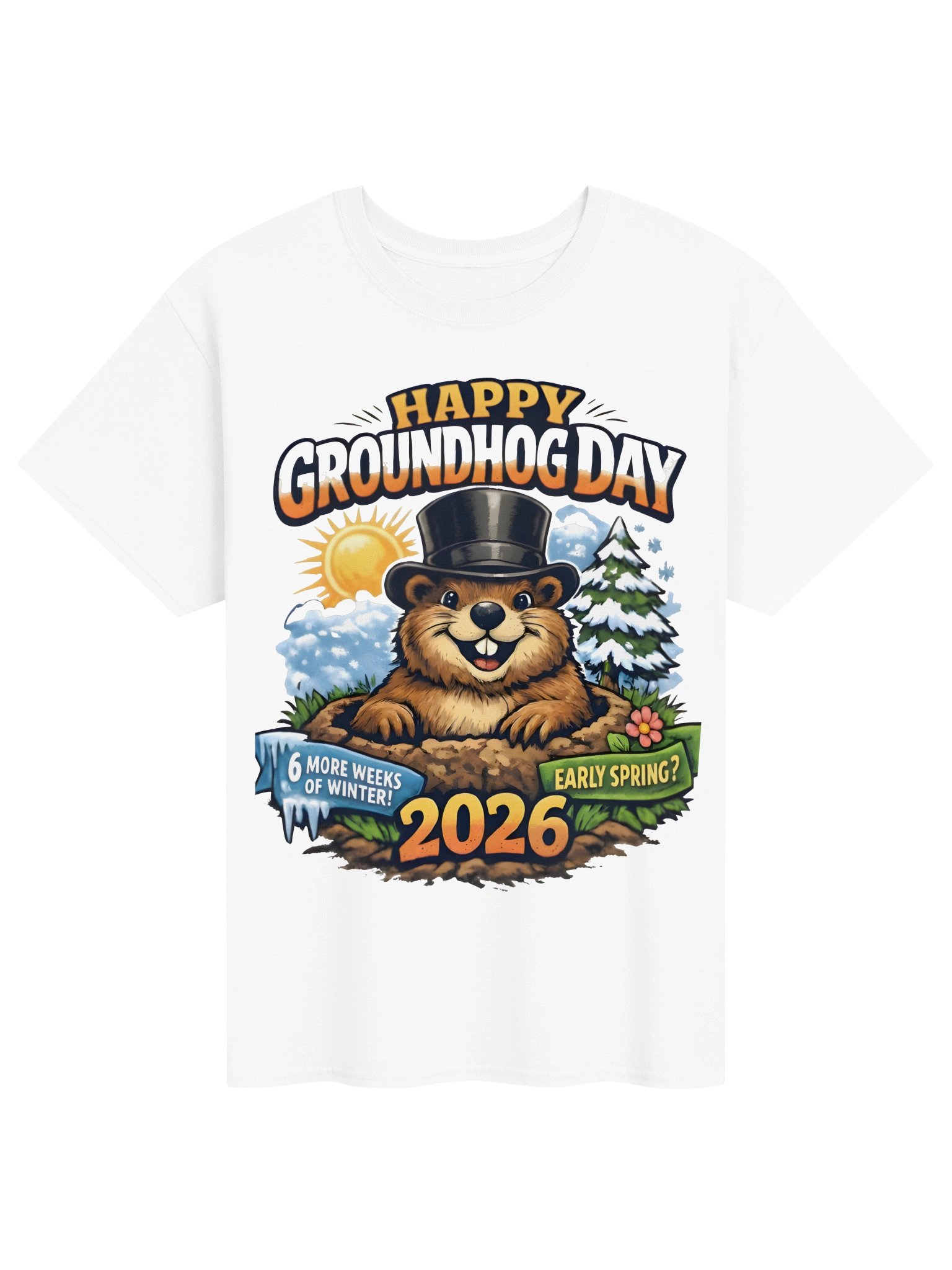 Happy Groundhog Day Winter/Spring Tee product image (1)