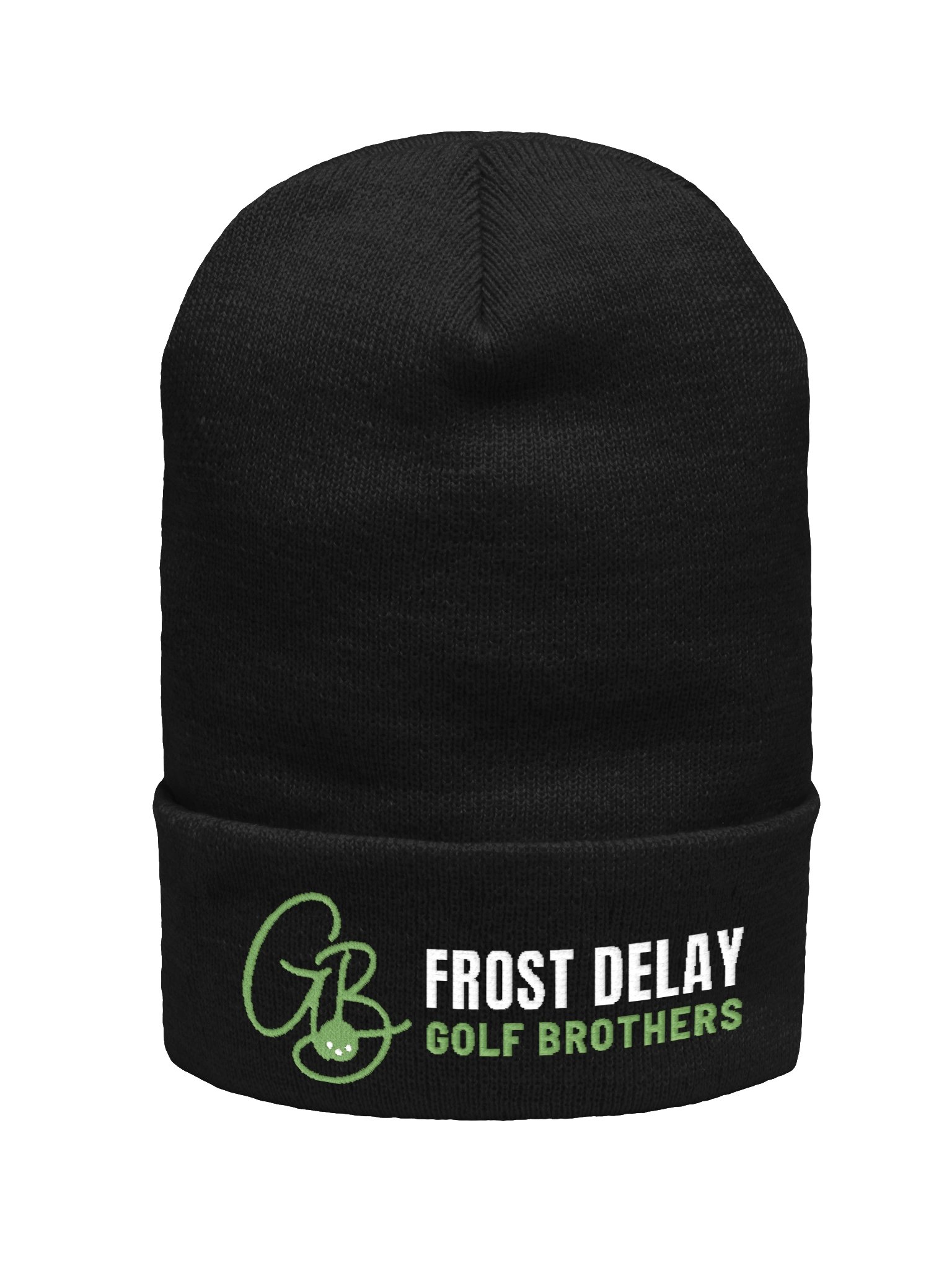 Golf Brothers Frost Delay Beanie – Embroidered Cuffed Golf Beanie, Winter Golf Gift product image (1)