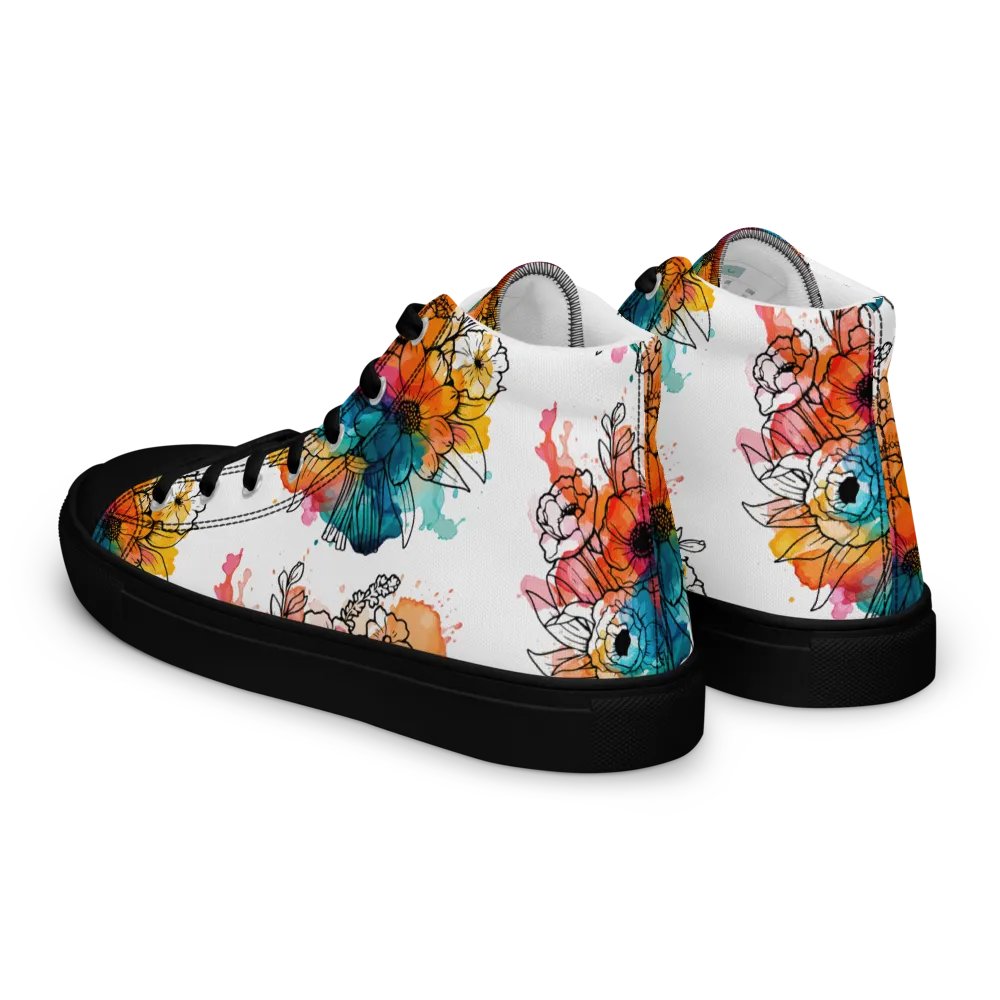 Ink Splash Bouquet High Tops product image (10)