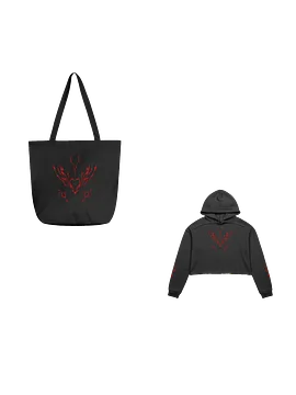 Inferno Heart Crop And Bag Duo