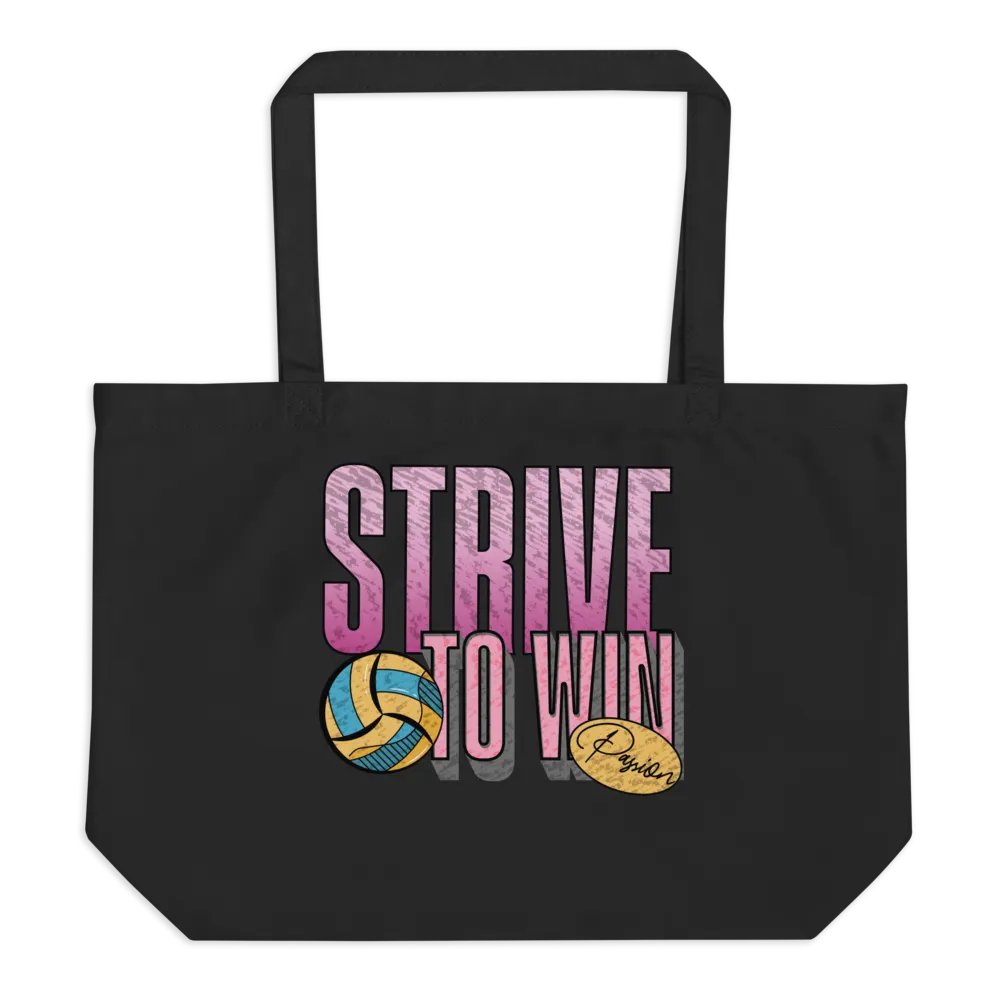 Strive To Win Passion Volleyball Tote product image (1)