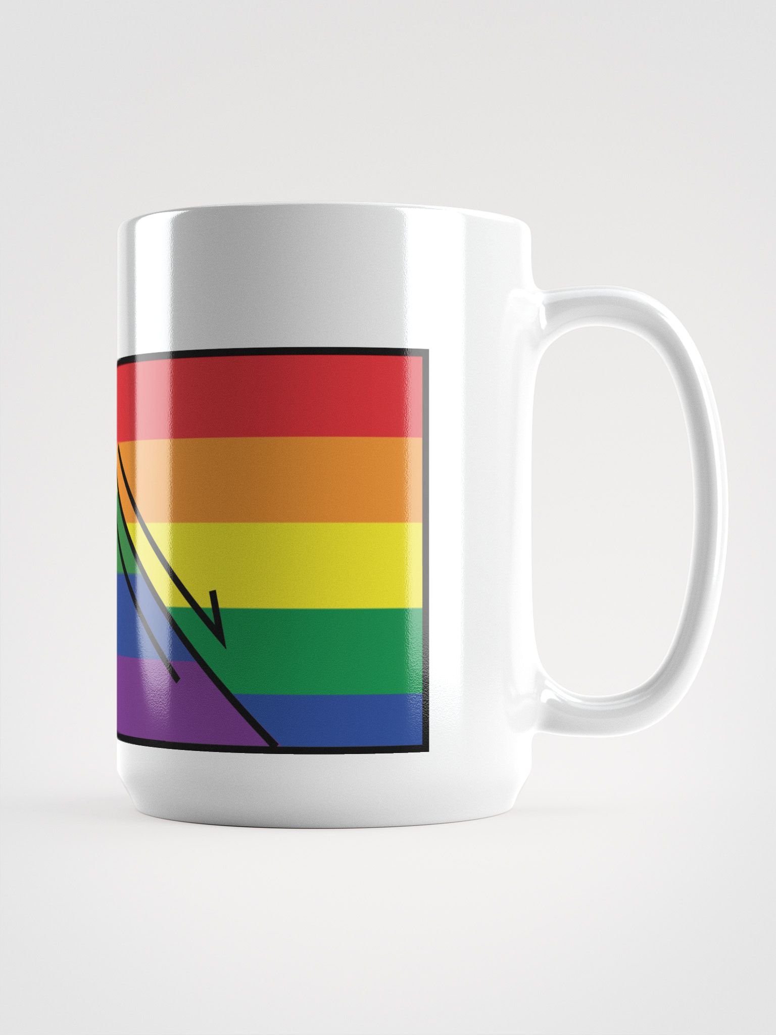 Faulted Pride Flags- Rainbow Mug product image (1)