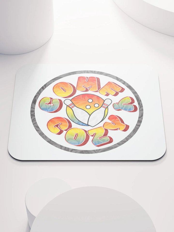 Comfy Cozy Bowling Sunset Strike Mouse Pad product image (2)