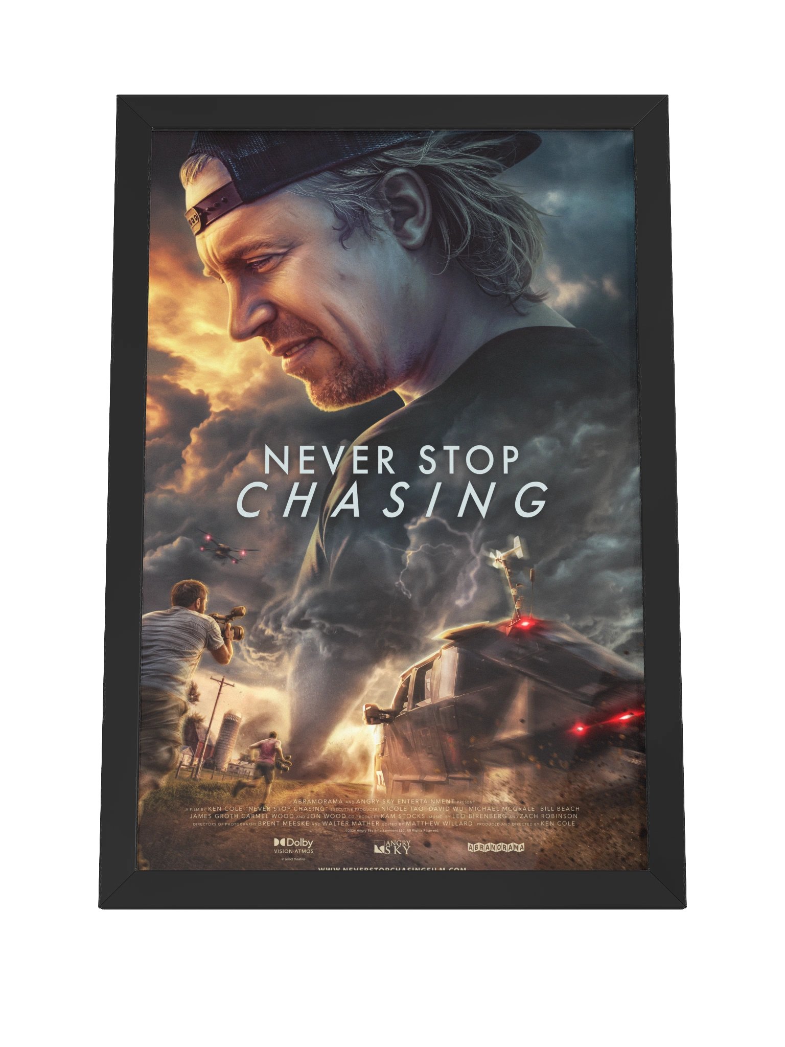 Official "Never Stop Chasing" Framed Movie Poster (Ready-to-Hang) product image (7)