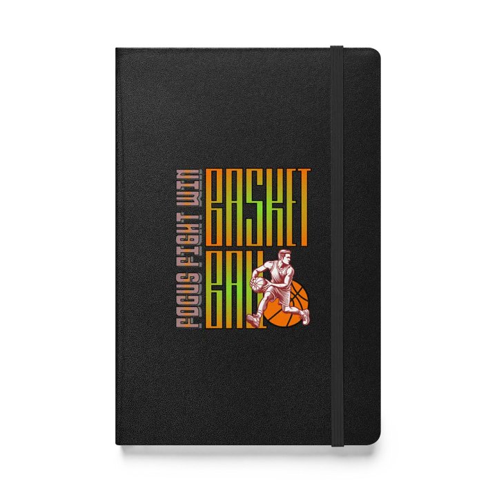 Focus Fight Win Basketball Hardcover Notebook product image (1)