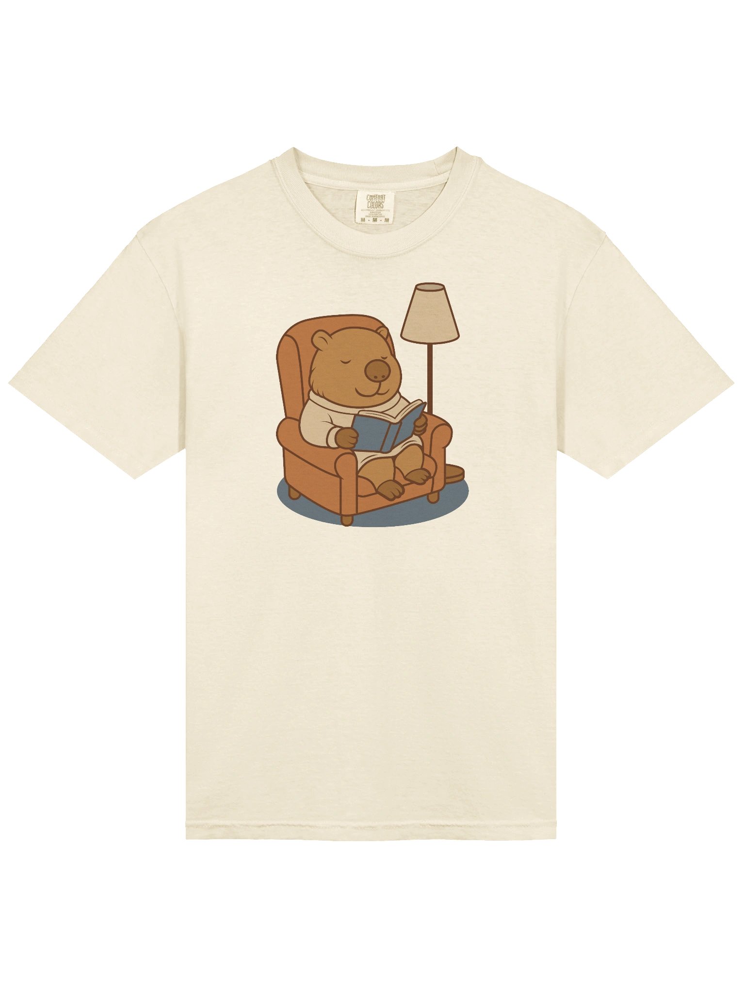 Cozy Capybara Reading A Book product image (1)