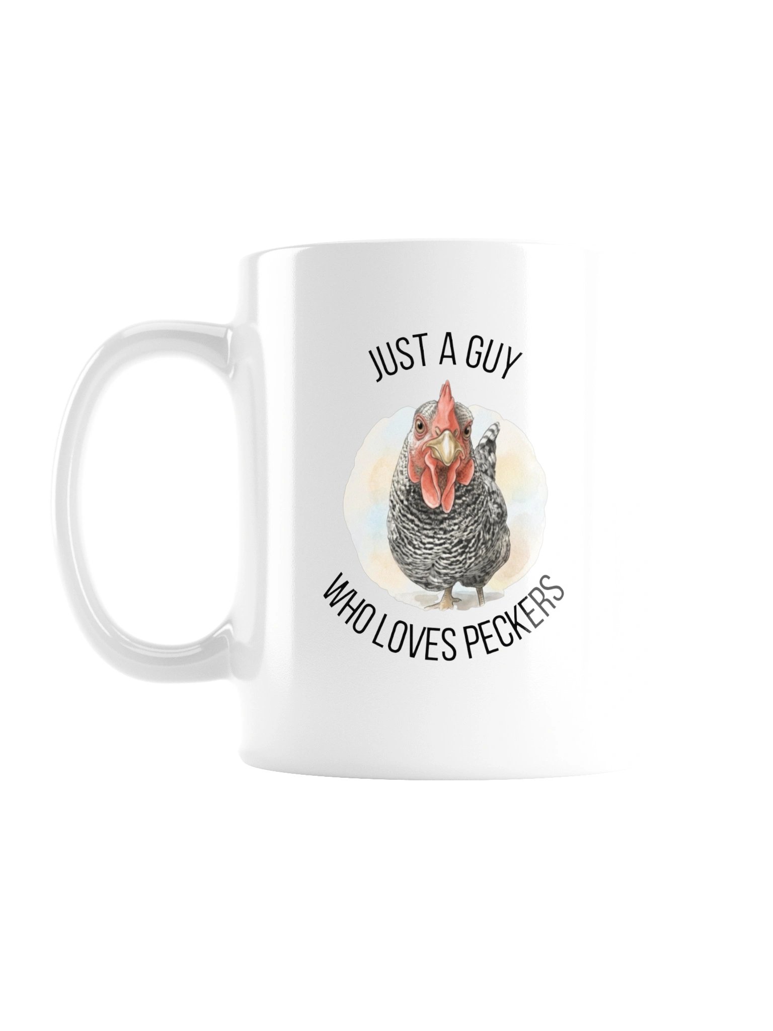 Just a Guy Who Loves Peckers Mug Style A product image (1)