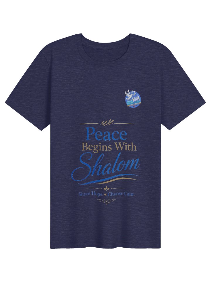 Peace Begins With Shalom Tee product image (6)