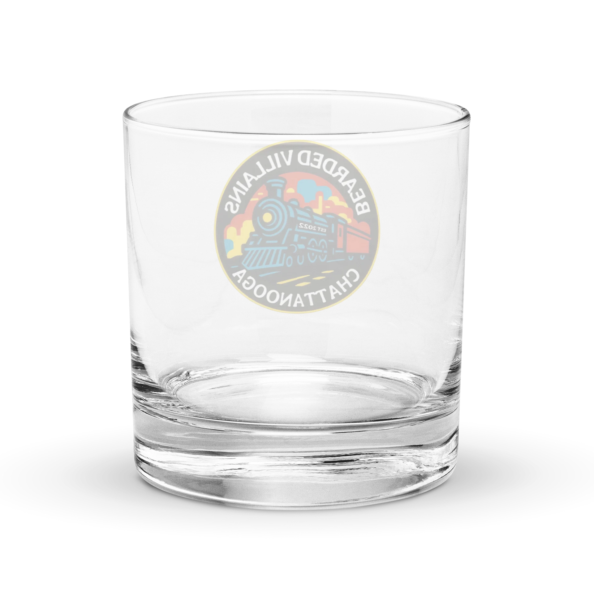 Chattanooga Bearded Villains Rocks Glass product image (4)