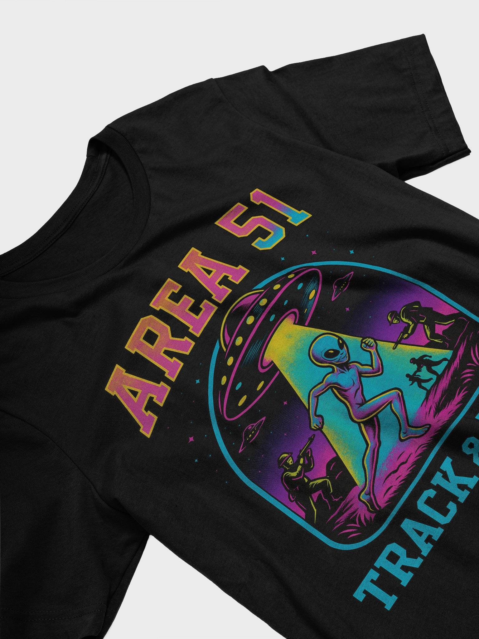 Neon Area 51 Alien Track & Field Bella+Canvas t-shirt product image (3)