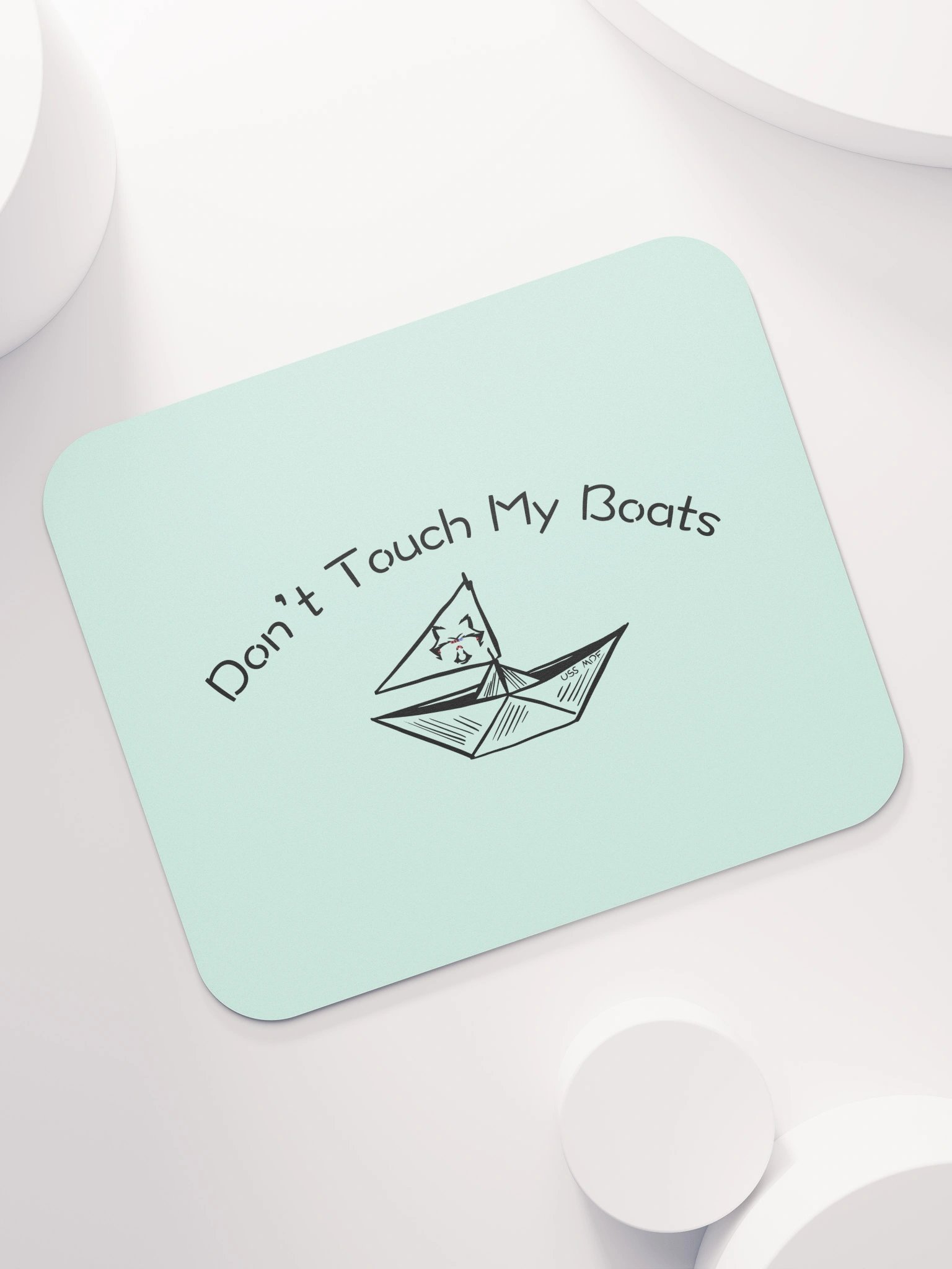 Don't Touch My Boats Mouse Pad product image (7)