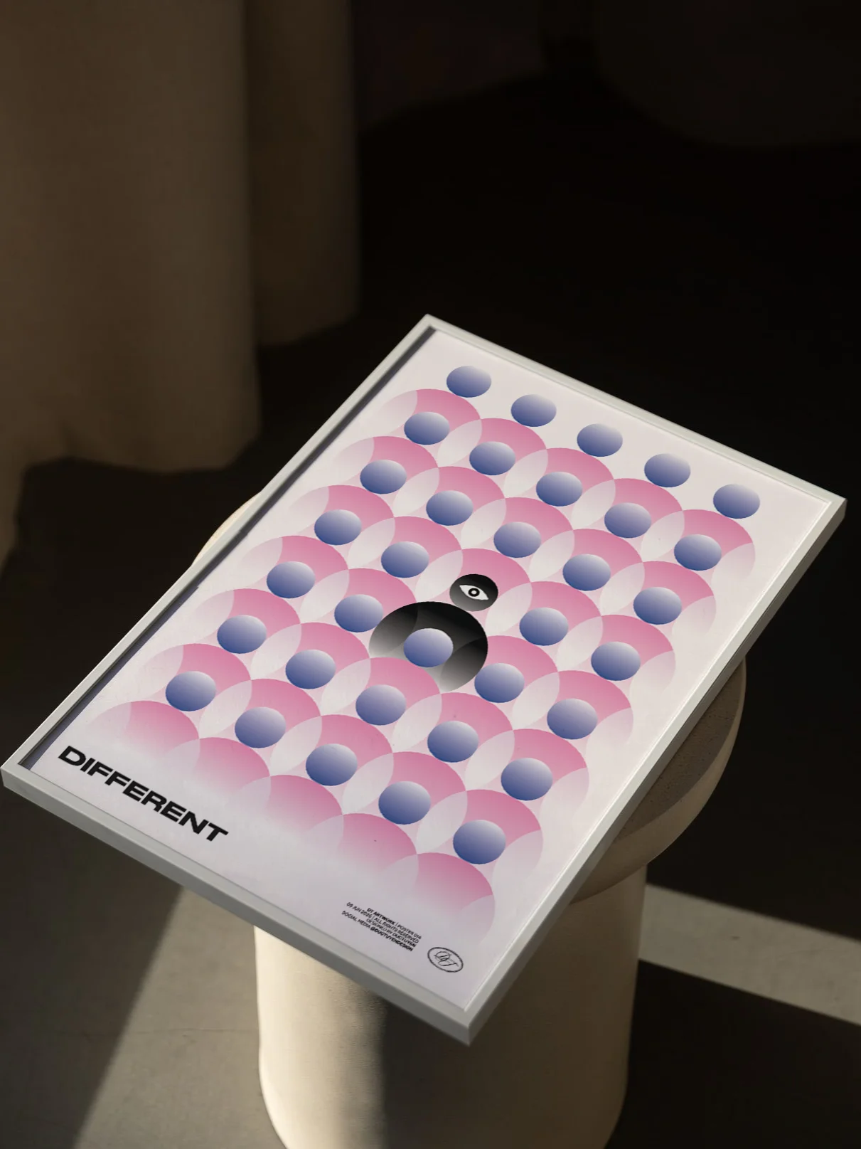 "DIFFERENT" Framed Poster product image (28)
