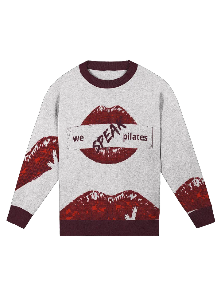 We Speak Pilates Knit Sweater product image (1)