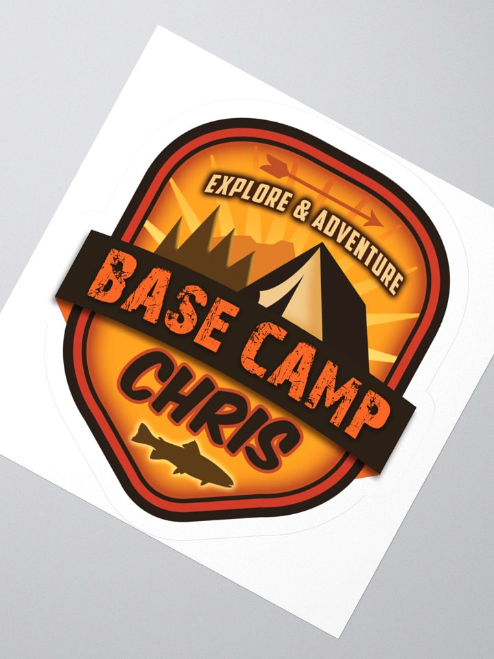 Explore and Adventure Base Camp Sticker product image (6)